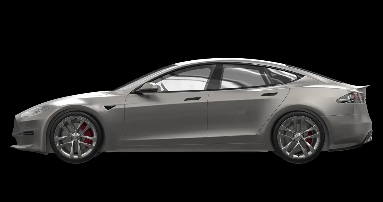 3D vehicle showing XPEL paint protection film coverage